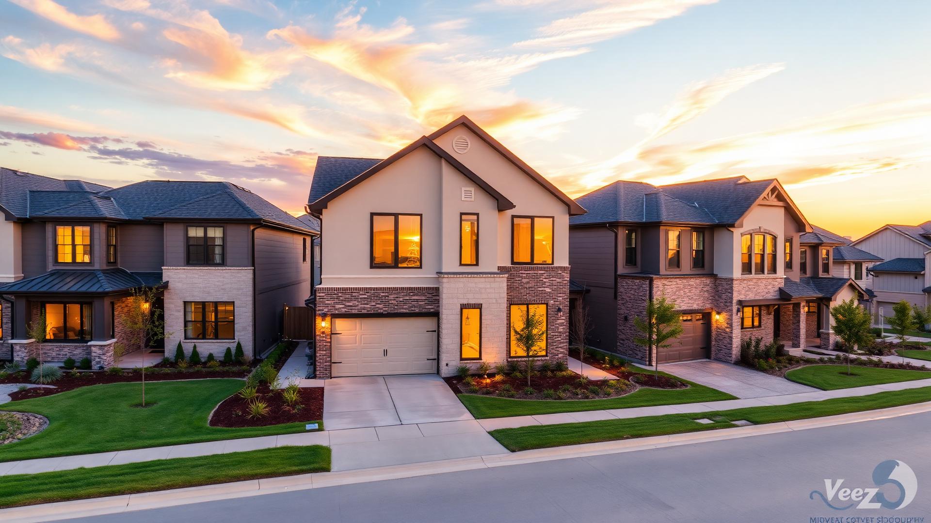 Dallas–Fort Worth community at sunset
