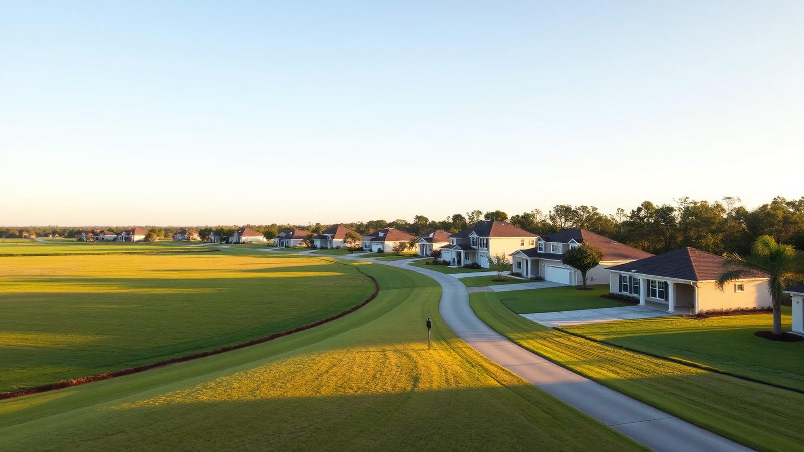 Ocala community at sunset