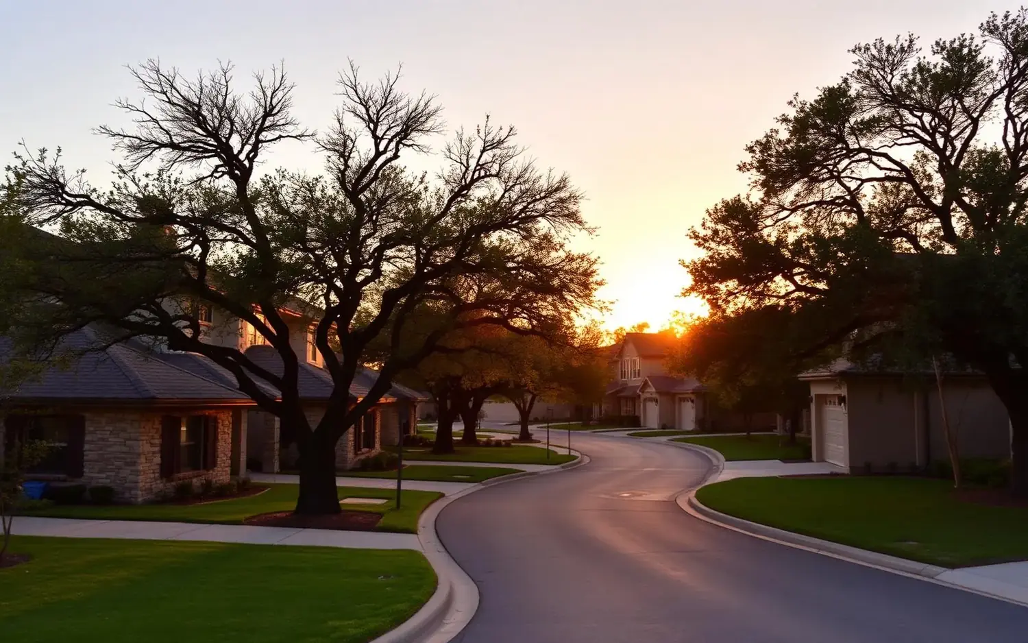 San Antonio community at sunset