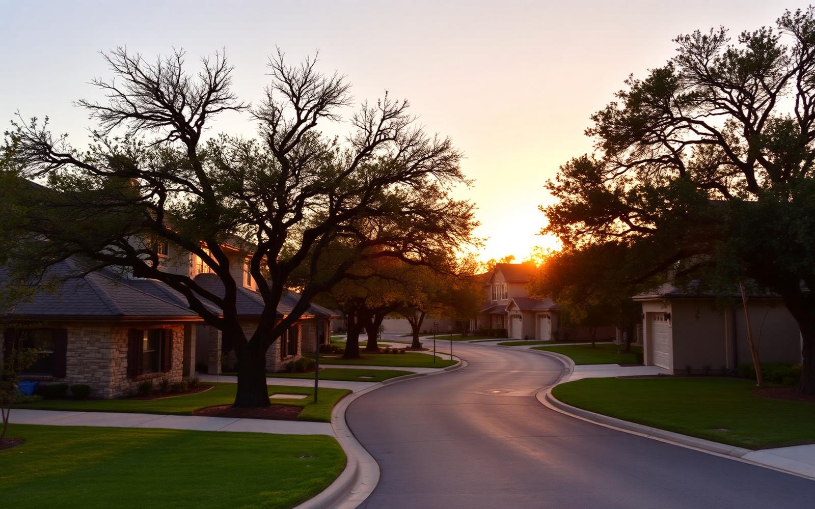San Antonio community at sunset